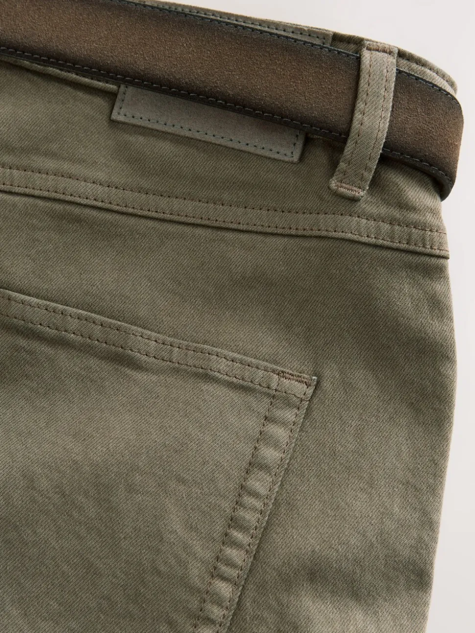 Lichtbruin - Straight fit - Signature jeans met ceintuur