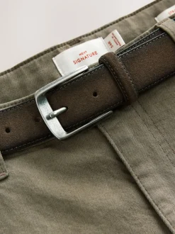 Lichtbruin - Straight fit - Signature jeans met ceintuur