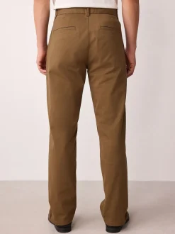 Lichtbruin - Straight fit - Stretchy chino