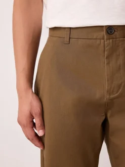 Lichtbruin - Straight fit - Stretchy chino