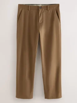 Lichtbruin - Straight fit - Stretchy chino