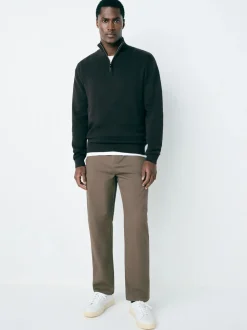 Lichtbruin - Straight fit - Stretchy chino