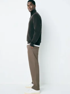 Lichtbruin - Straight fit - Stretchy chino