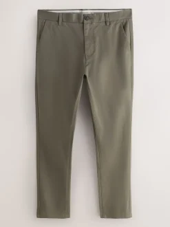 Lichtbruin - Strakke Pasvorm - Stretchy chino