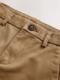 Lichtbruin - Stretchy chino's (3-17jr)