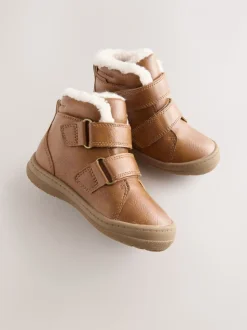 Lichtbruin - Waterdichte Boots met klittenbandsluiting