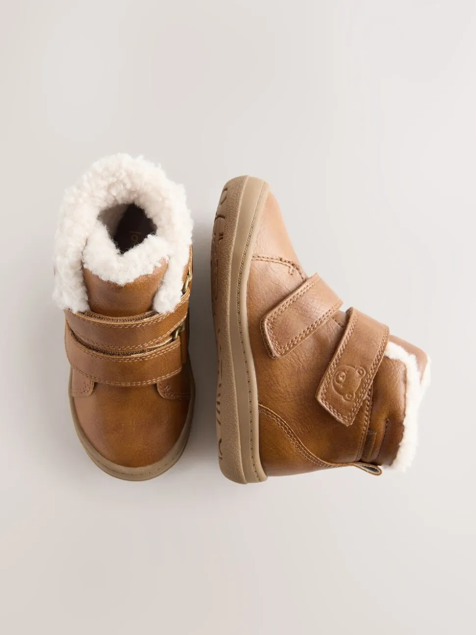Lichtbruin - Waterdichte Boots met klittenbandsluiting