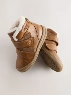 Lichtbruin - Waterdichte Boots met klittenbandsluiting