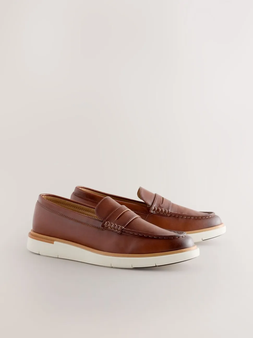 Lichtbruin - Wedge Loafers