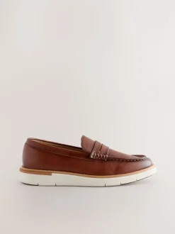 Lichtbruin - Wedge Loafers
