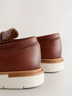 Lichtbruin - Wedge Loafers
