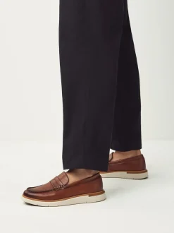 Lichtbruin - Wedge Loafers
