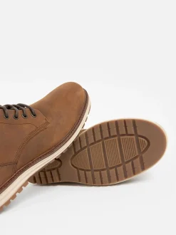 Lichtbruin/bruin - Leren hoge schoenen