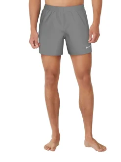 Lichtgrijs - 5 inch - Nike Essential volley-zwemshort
