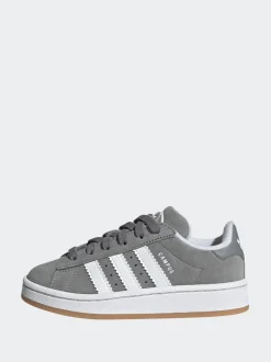 Lichtgrijs - Adidas Originals Campus 00kindersneakers met elastische veters