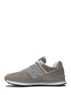 Lichtgrijs - New Balance 574 herenslippers