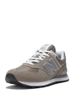 Lichtgrijs - New Balance 574 herenslippers