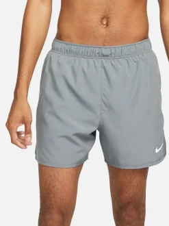 Lichtgrijs - Nike Dri-FIT Challenger 5 Inch hardloopshorts met slipvoering
