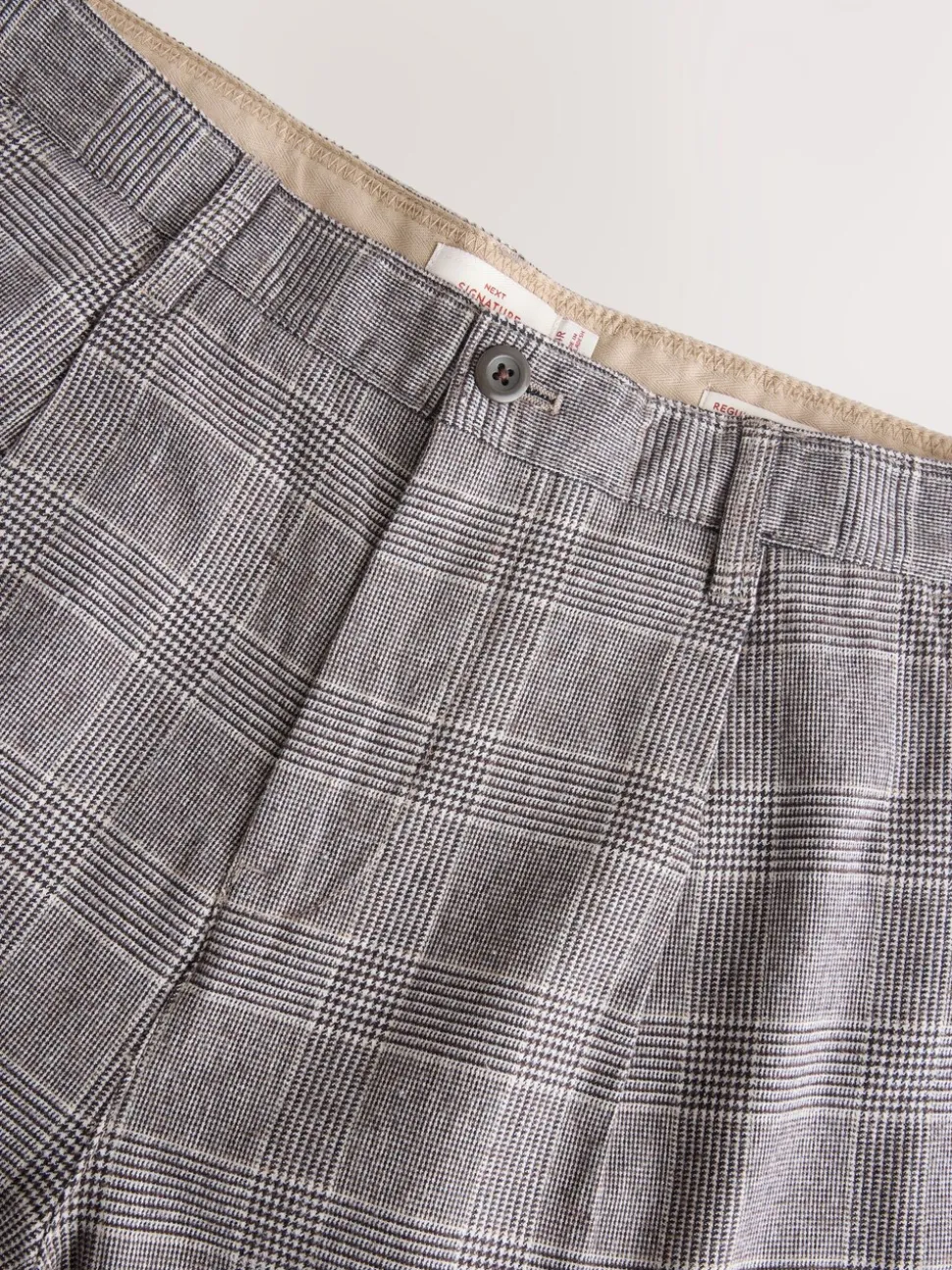 Lichtgrijs - Signature Heritage Pleated Trousers