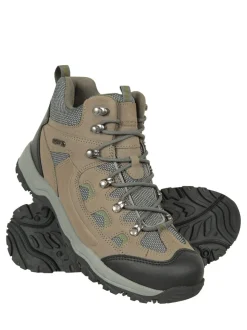 Lichtgroen - Mountain Warehouse - Adventurer - Waterdichte wandelschoenen voor heren
