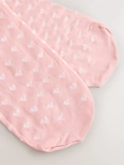 Lichtroze - 40 Denier Heart Tights