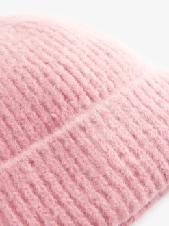 Lichtroze - Fluffy beanie-muts (1-16jr)