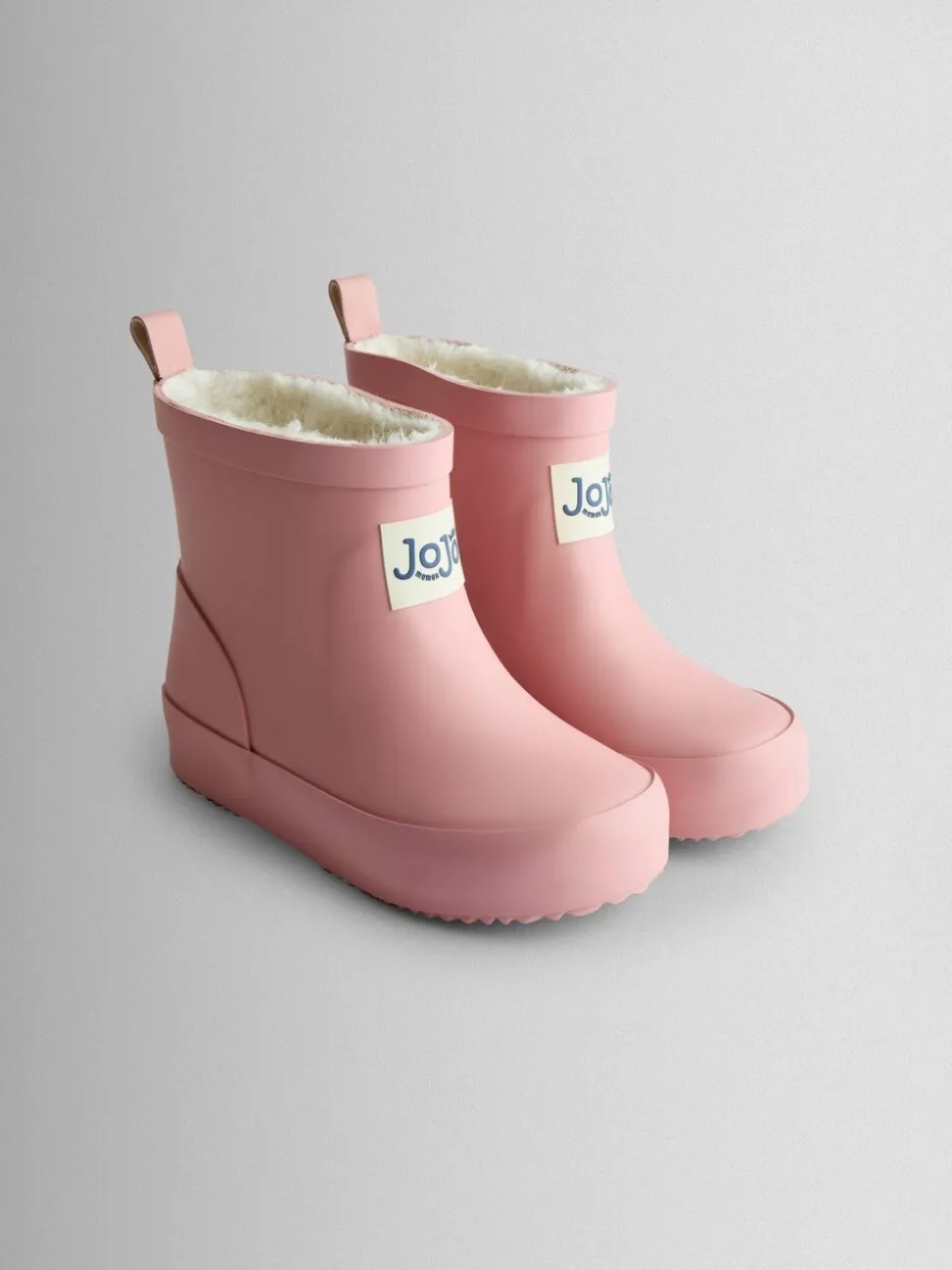 Lichtroze - JoJo Maman Bébé Print Cosy Short Wellies