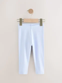 Lichtroze - Verpakking van 5 geribbelde Leggings (3mnd -7jr)