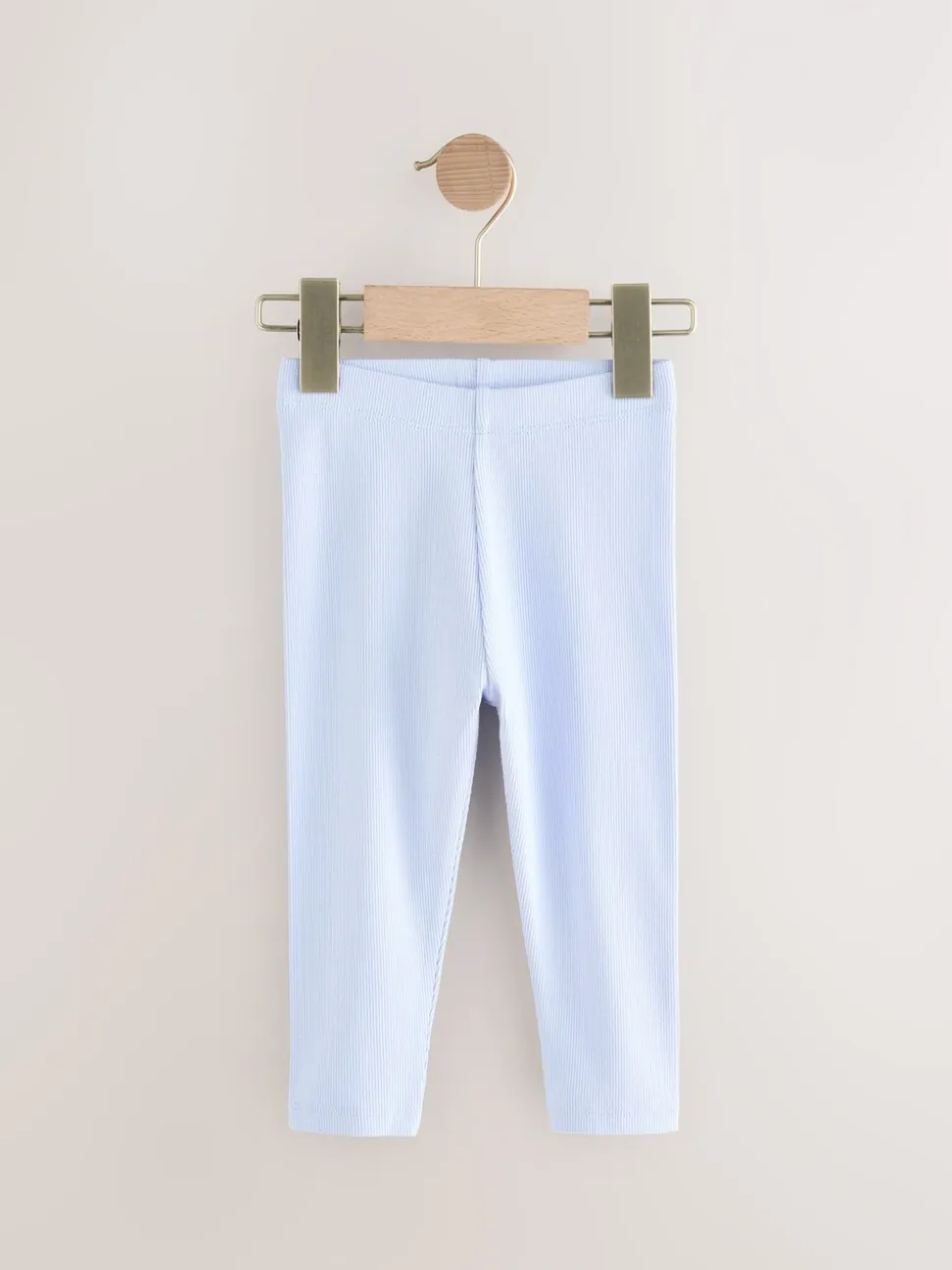 Lichtroze - Verpakking van 5 geribbelde Leggings (3mnd -7jr)