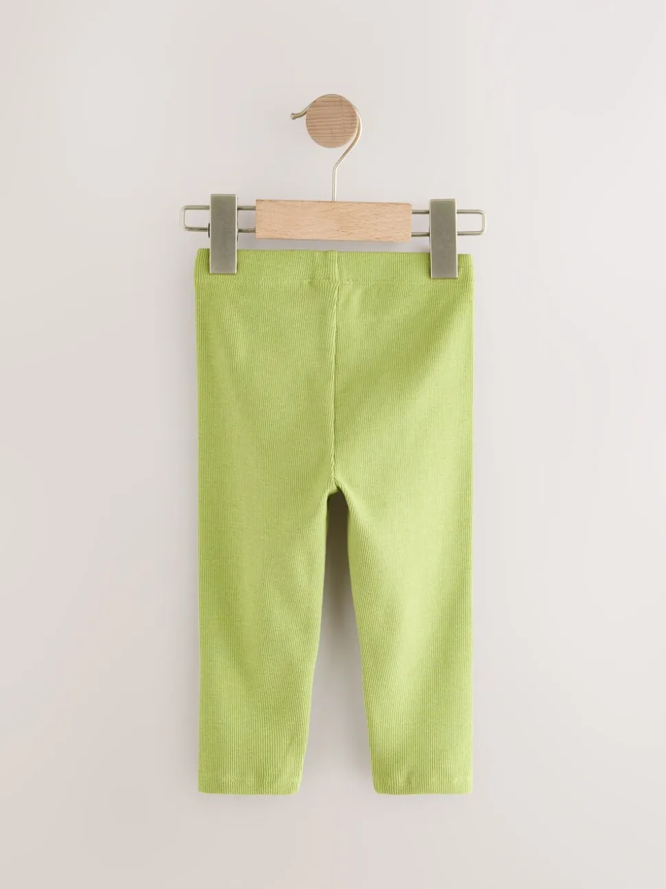Lichtroze - Verpakking van 5 geribbelde Leggings (3mnd -7jr)