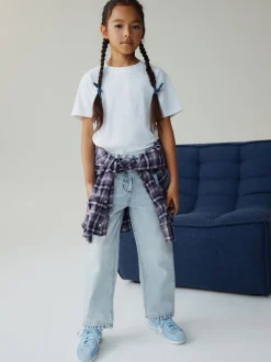 Light wash - Jeans met rechte pijpen (3-16jr)