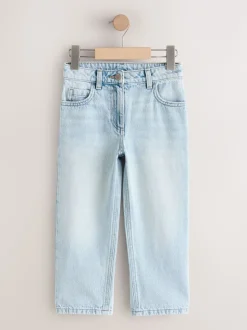 Light wash - Jeans met rechte pijpen (3-16jr)