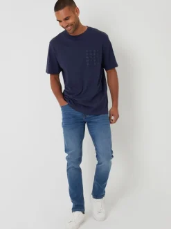 Light wash - Threadbare - Slim-fit jeans met stretch