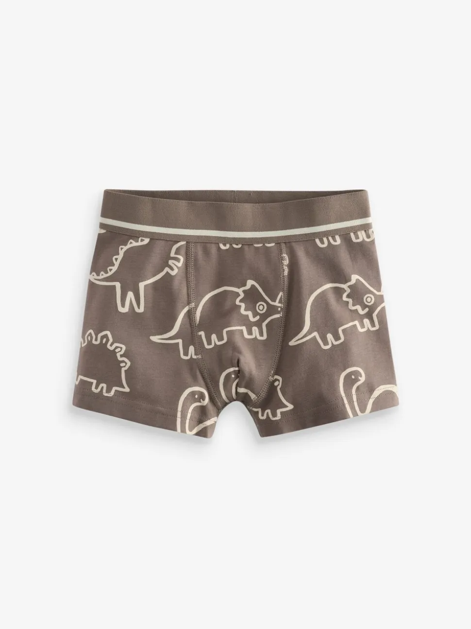 Lijntjes en dinoprint - Junior patroon zwembroeken 5 set (1,5-16jr)