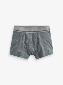 Lijntjes en dinoprint - Junior patroon zwembroeken 5 set (1,5-16jr)