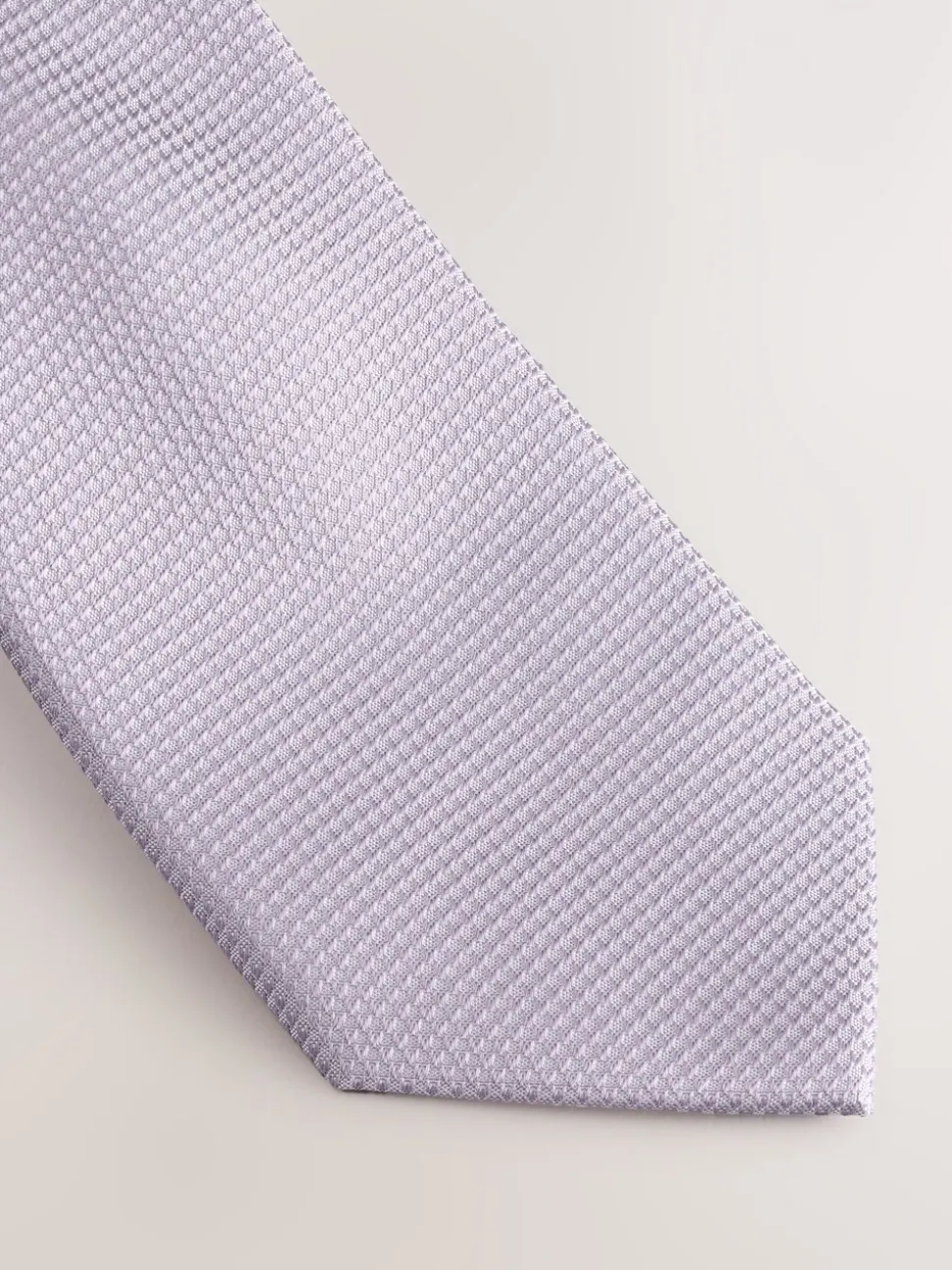 Lila - Set met textuurrijke stropdas en pochet