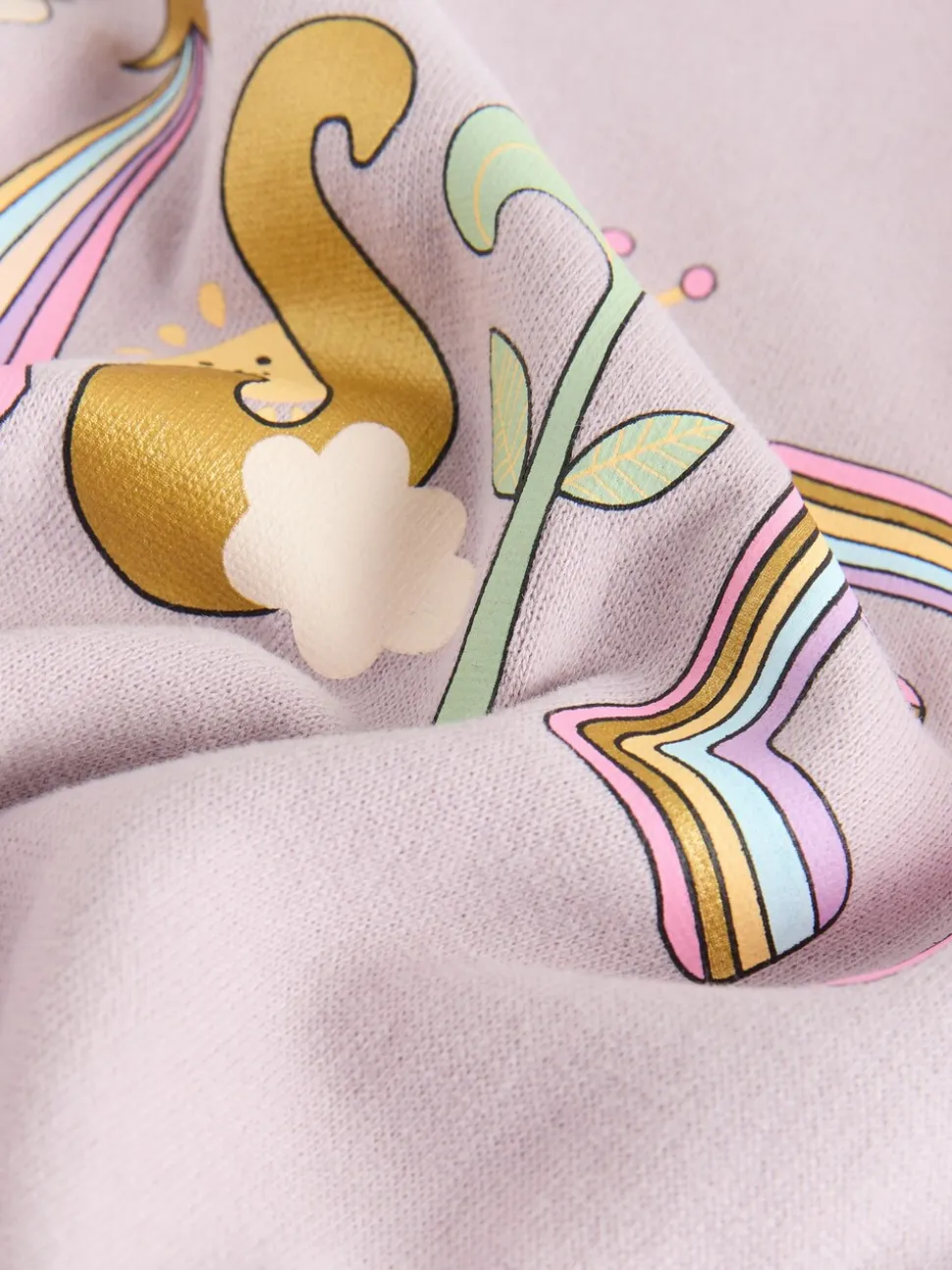 Lila Paarse Sister - Sweatshirt met ronde hals (3 mnd-7 jr)