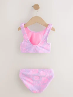 Lilac Purple Hibiscus Crinkle - Bikini (3-16 jr)