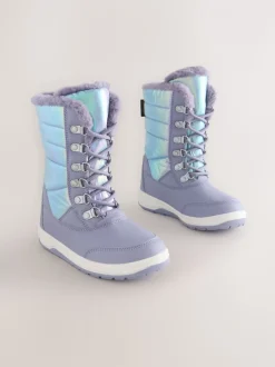 Lilac Purple Iridescent - Waterdichte snowboots