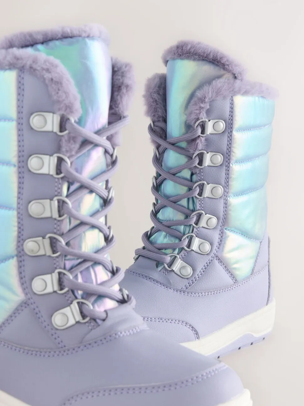 Lilac Purple Iridescent - Waterdichte snowboots