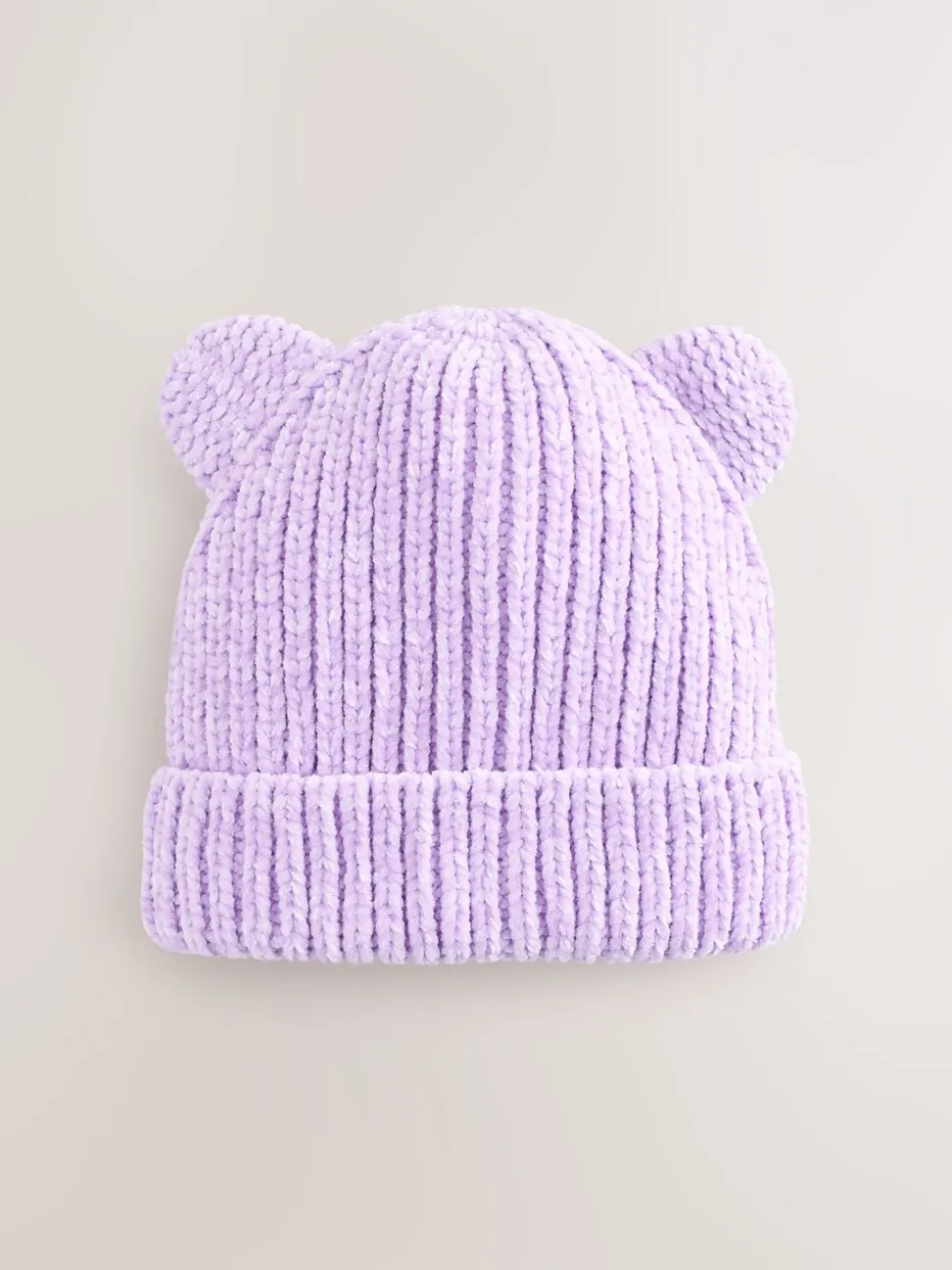 Lila-paars - 3D Oor Muts (3mnd -10jr)