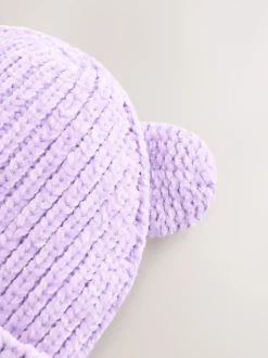 Lila-paars - 3D Oor Muts (3mnd -10jr)