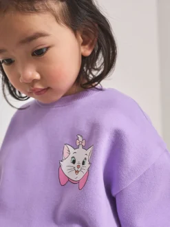 Lila-paars - Disney Aristocats sweatshirt en legging set (3mnd-7jr)