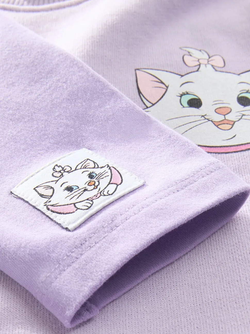 Lila-paars - Disney Aristocats sweatshirt en legging set (3mnd-7jr)