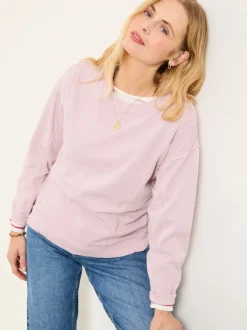 Lila-paars - FatFace Seam Detail Crew Sweat