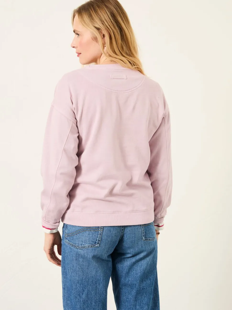 Lila-paars - FatFace Seam Detail Crew Sweat