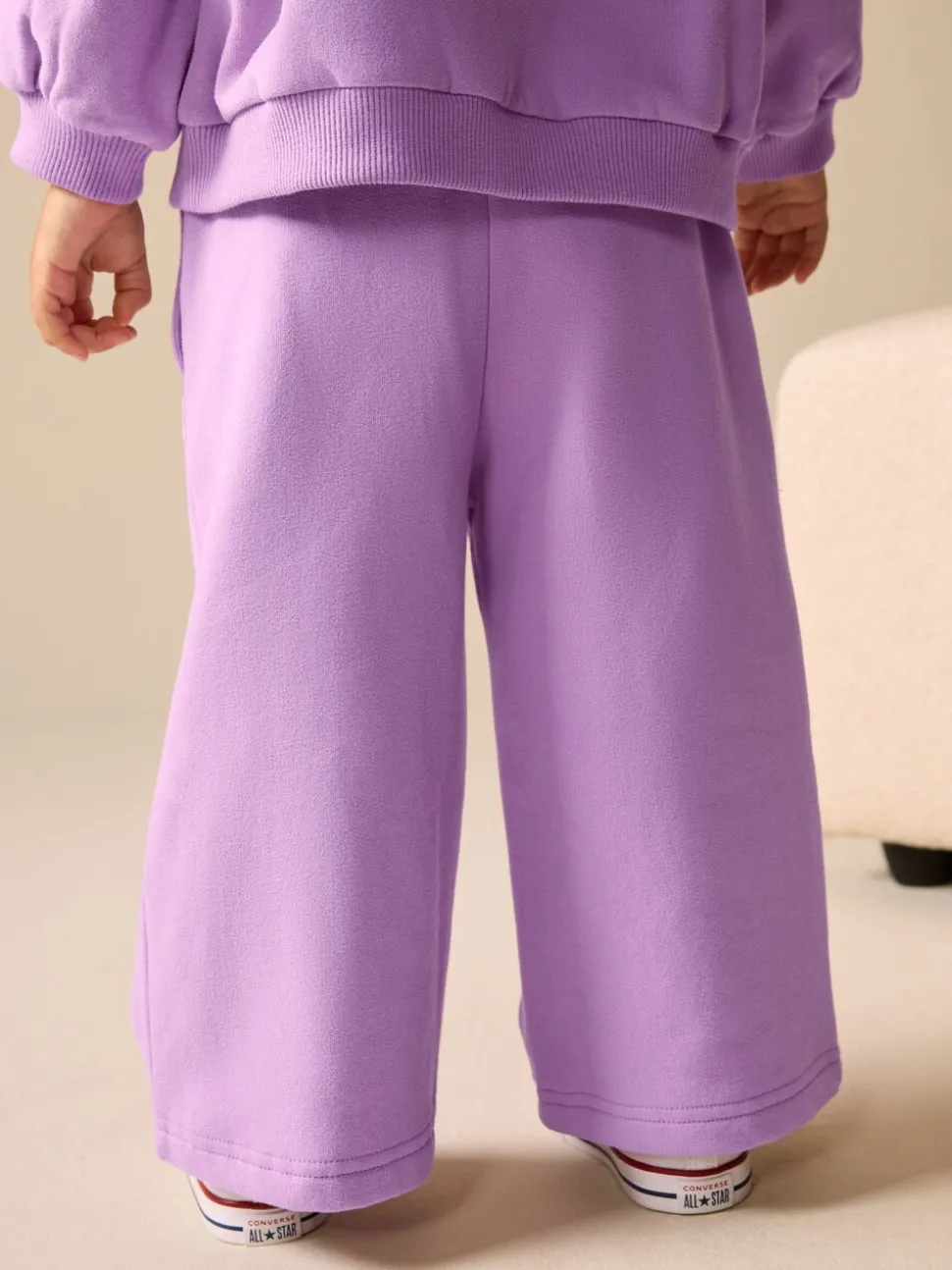 Lila-paars - Sweatjoggingbroek (3 mnd-7 jr)