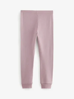 Lila-paars - Thermische leggings (2-16jaar)