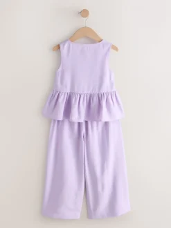 Lila-paars - Waistcoat and Trousers Set (3-16yrs)