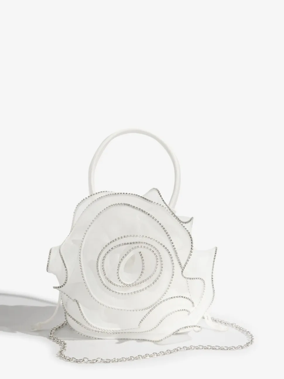 Lipsy Bridal Embellished Rose Top Handle Bag
